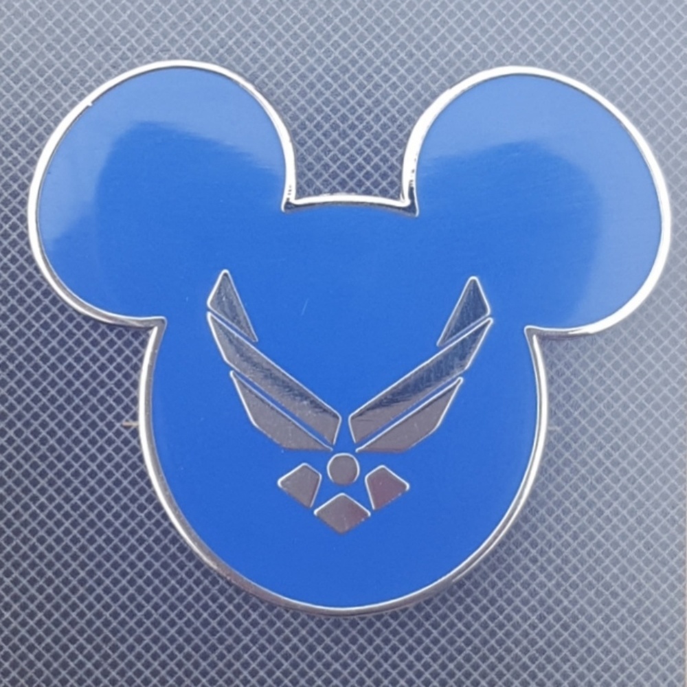Military Mouse Air Force Fantasy Pin